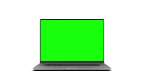 Laptop with a frameless screen - smooth camera transition from the computer.. Stock Footage 269356495