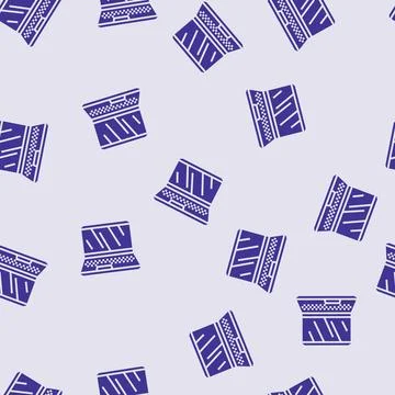 Laptop gaming glyph seamless pattern Stock Illustration