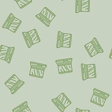 Laptop gaming line seamless pattern Stockillustratie