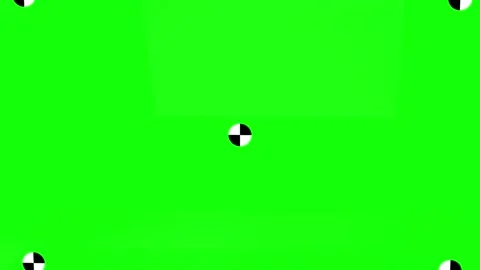 Laptop Green Screen Front View Push In To Fullscreen Stock Footage 343647870