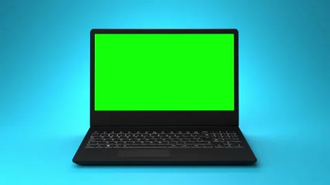 Laptop with green screen for Website Presentation, Application showcase, UI/UX 스톡 동영상 292939302