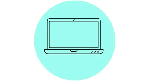 Laptop icon animation .flat icon concept Видео 258432065