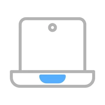 Laptop Icon. Concept of technology, digital devices, and computing. Stock Illustration