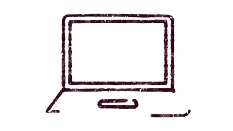 Laptop Icon for Education and E-learning Stock Footage 149871664
