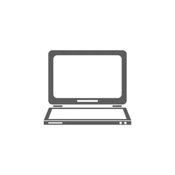 A laptop icon. Element Home Electronics concept and web apps. Vector Stock Illustration