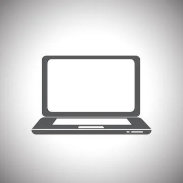 Laptop icon Illustrazione stock