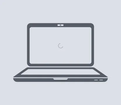Laptop icon Ilustración de archivo