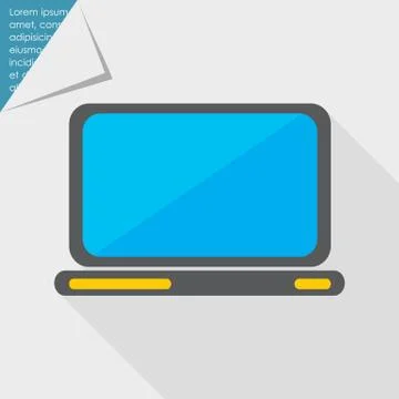 Laptop icon Stock Illustration