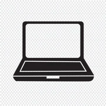 Laptop icon Stock Illustration