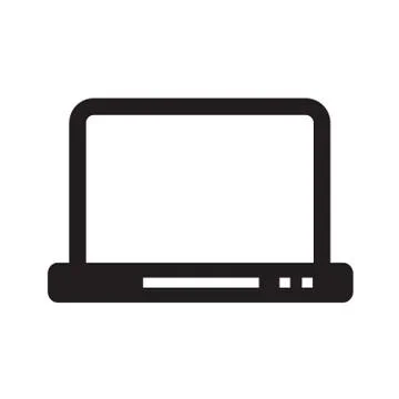 Laptop icon Stock Illustration