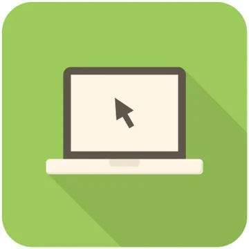 Laptop icon Stock Illustration