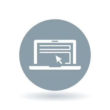 Laptop icon Stock Illustration