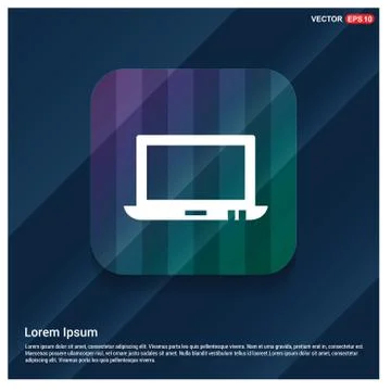 Laptop Icon Illustrazione stock