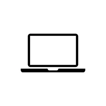 Laptop icon. Laptops or notebook computer. Vector illustration isolated  Illustrazione stock