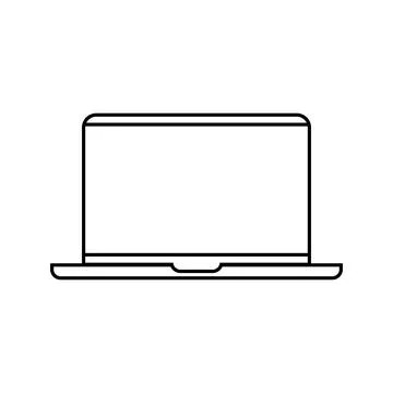 Laptop icon. Laptops or notebook computer. Vector illustration isolated  Illustrazione stock