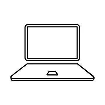 Laptop icon. Laptops or notebook computer. Vector illustration isolated  Illustrazione stock