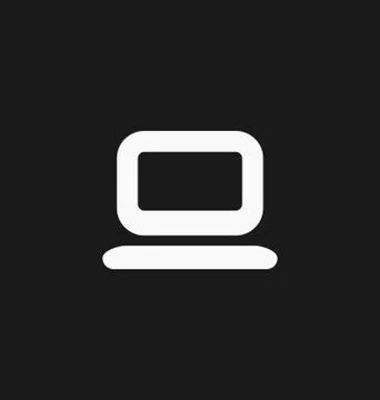 Laptop icon simple vector illustration Stock Illustration