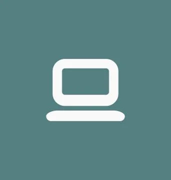 Laptop icon simple vector illustration Stock Illustration