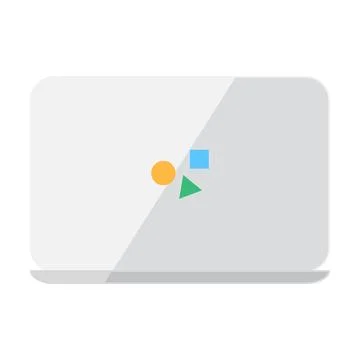 Laptop icon symbolizing portable computing, digital work, business productivity Stock Illustration