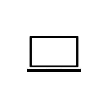 Laptop icon vector. computer icon vector Stock Illustration