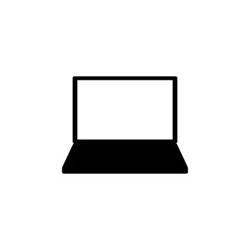 Laptop icon vector. computer icon vector Stock Illustration