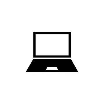 Laptop icon vector. computer icon vector Stock Illustration