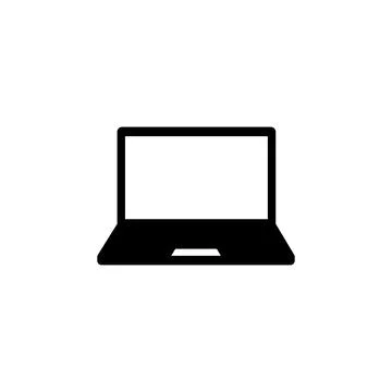 Laptop icon vector. computer icon vector Stock Illustration