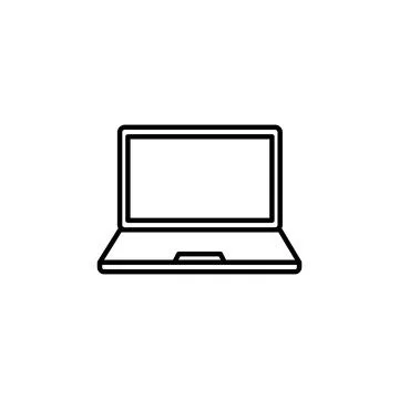 Laptop icon vector. computer icon vector 스톡 일러스트