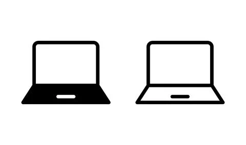 Laptop icon vector. computer icon. notebook icon 스톡 일러스트