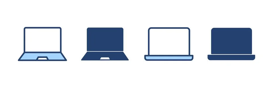 Laptop icon vector. computer sign and symbol イラスト素材