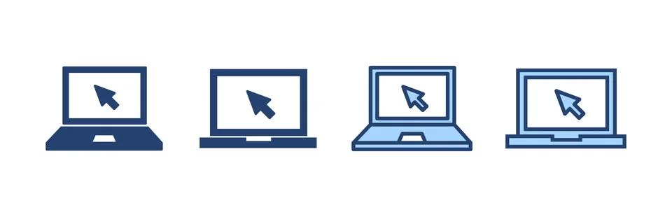 Laptop icon vector. computer sign and symbol イラスト素材