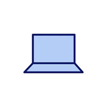 Laptop icon vector. computer sign and symbol Stock-Illustration
