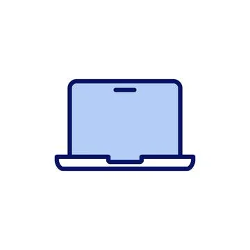 Laptop icon vector. computer sign and symbol Stock-Illustration