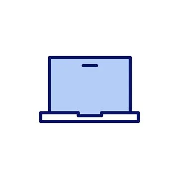Laptop icon vector. computer sign and symbol Stock-Illustration
