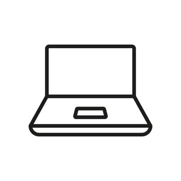 Laptop icon vector design templates simple and modern Stock Illustration