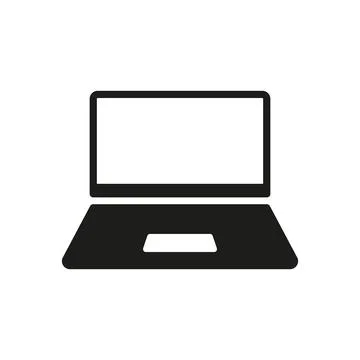 Laptop icon vector design templates simple and modern Stock Illustration