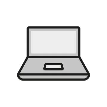 Laptop icon vector design templates simple and modern Stock Illustration