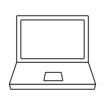 Laptop icon vector 스톡 일러스트