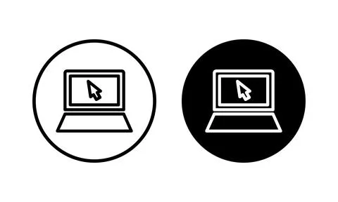 Laptop icon vector illustration. computer sign and symbol Stock Illustration