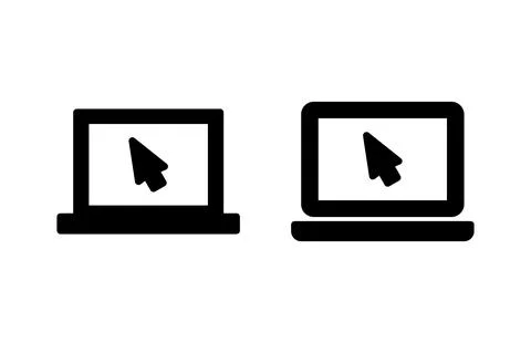 Laptop icon vector illustration. computer sign and symbol Stock Illustration