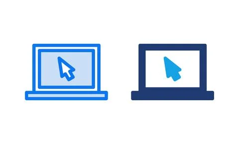 Laptop icon vector illustration. computer sign and symbol Stock-Illustration