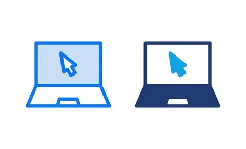 Laptop icon vector illustration. computer sign and symbol Stock-Illustration