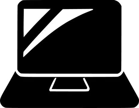 Laptop icon vector symbol design illustration Stock Illustration