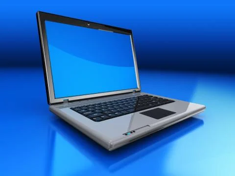 Laptop Stock Illustration