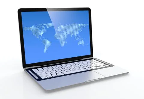 Laptop Stock Illustration