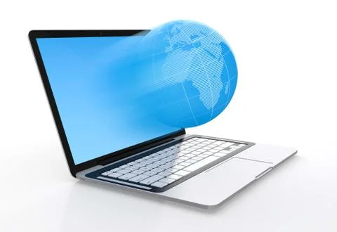 Laptop Stock Illustration