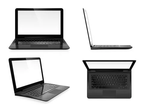 Laptop Stock Illustration