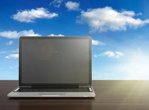 Laptop Stock Illustration
