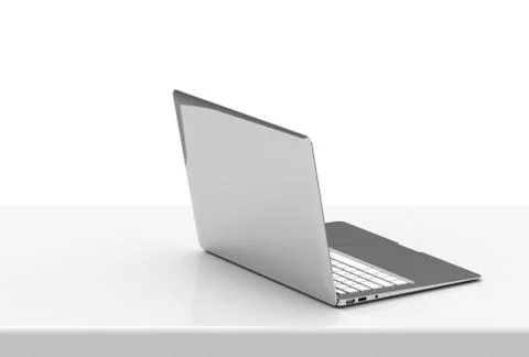 The laptop Illustrazione stock