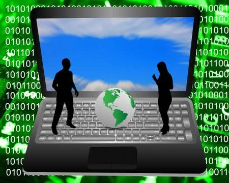 Laptop Illustrazione stock